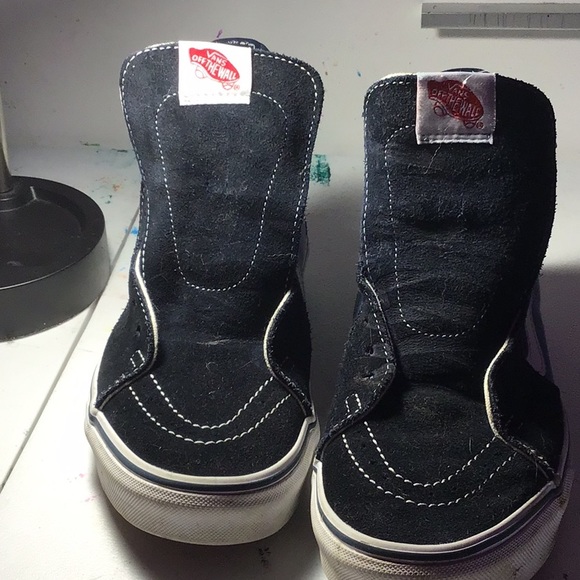 Vans Shoes - High top blue vans